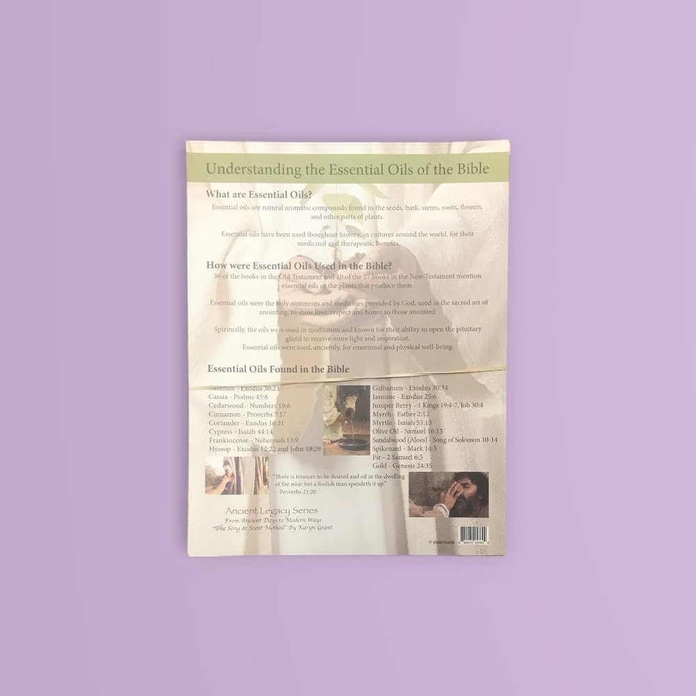 Understanding the Essential oils of the bible Doterra tear sheets